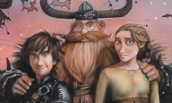 Legendary poster artist Drew Struzan creates posters for How To Train Your Dragon trilogy